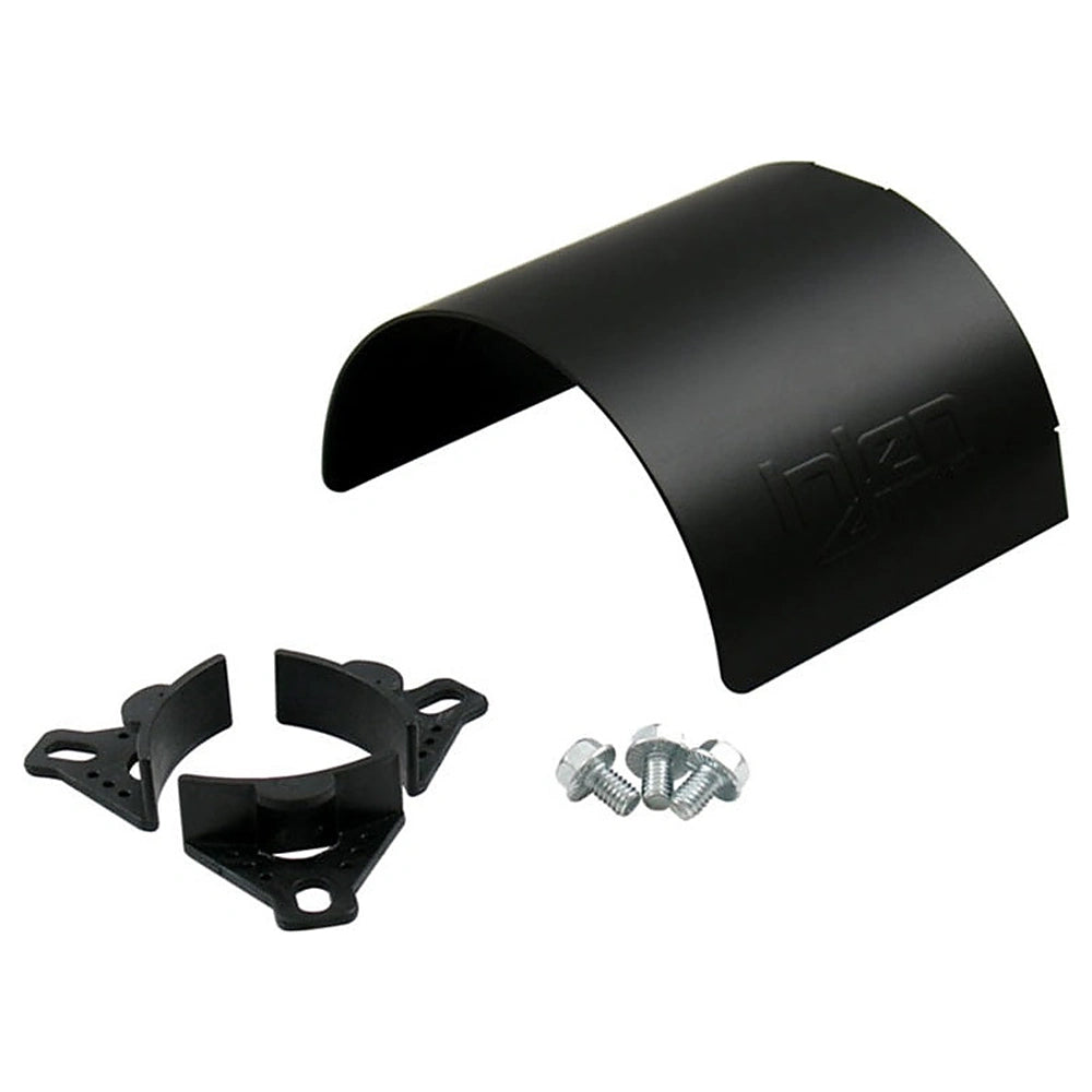 Injen Aluminum Air Filter Heat Shield Universal Fits 3.50 Black - Injen HS3500BLK