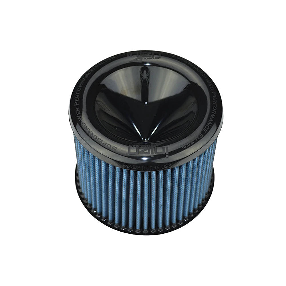 Injen AMSOIL Ea Nanofiber Dry Air Filter - 2.75 Filter 6 Base / 5 Tall / 5 Top - Injen X-1013-BB