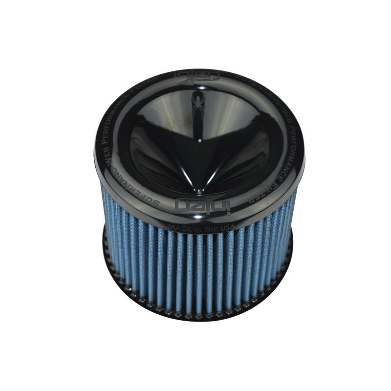 Injen AMSOIL Ea Nanofiber Dry Air Filter - 2.75 Filter 6 Base / 5 Tall / 5 Top Injen INJX-1013-BB