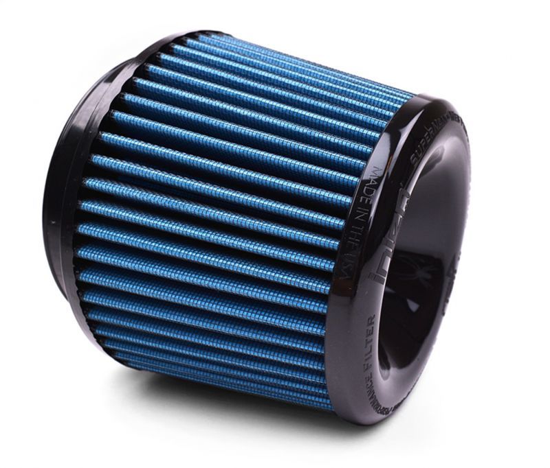 Injen AMSOIL Replacement Nanofiber Dry Air FIlter 5in Flange Diameter/6.5in Base/5in Height/70 Pleat Injen INJX-1045-BB