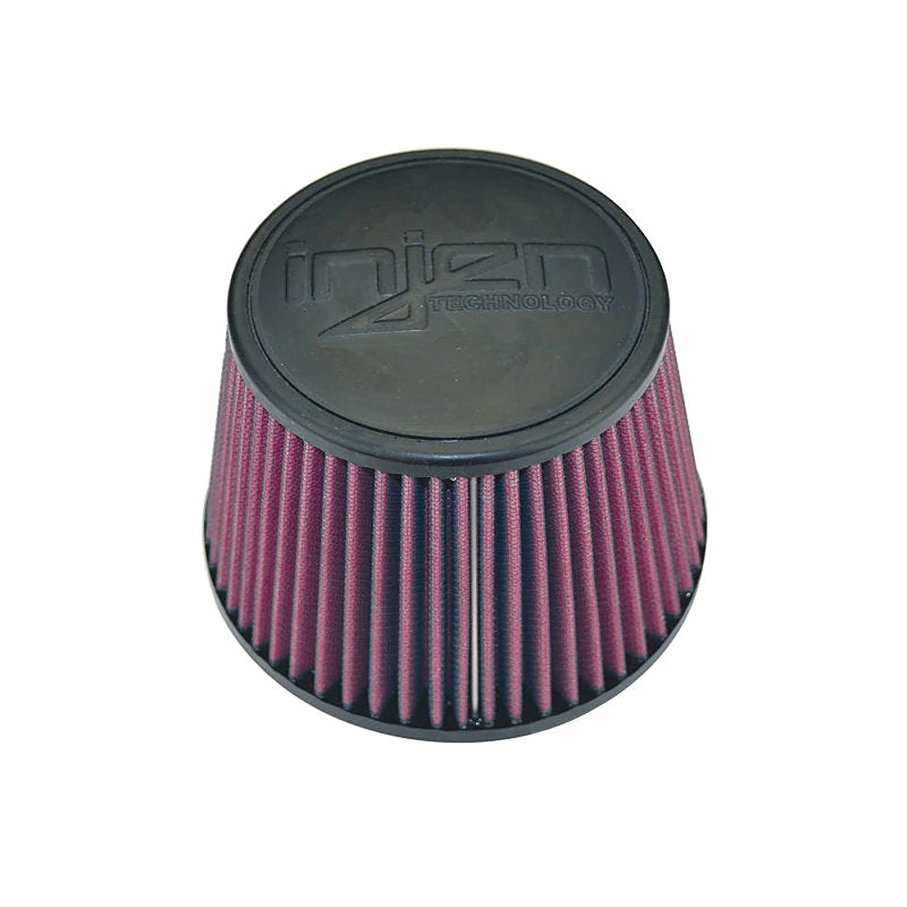 Injen High Performance Air Filter - 3.50 Black Filter 6 Base / 5 Tall / 5 Top - Injen X-1015-BR