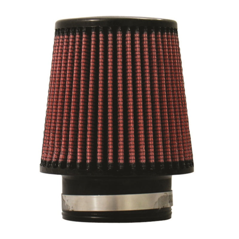 Injen High Performance Air Filter - 3.00 Black Filter 6 Base / 5 Tall / 4 Top - 45 Pleat Injen INJX-1017-BR
