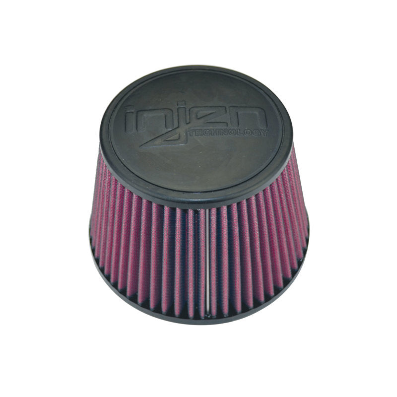 Injen High Performance Air Filter - 3.50 Black Filter 6 Base / 5 Tall / 5 Top Injen INJX-1015-BR