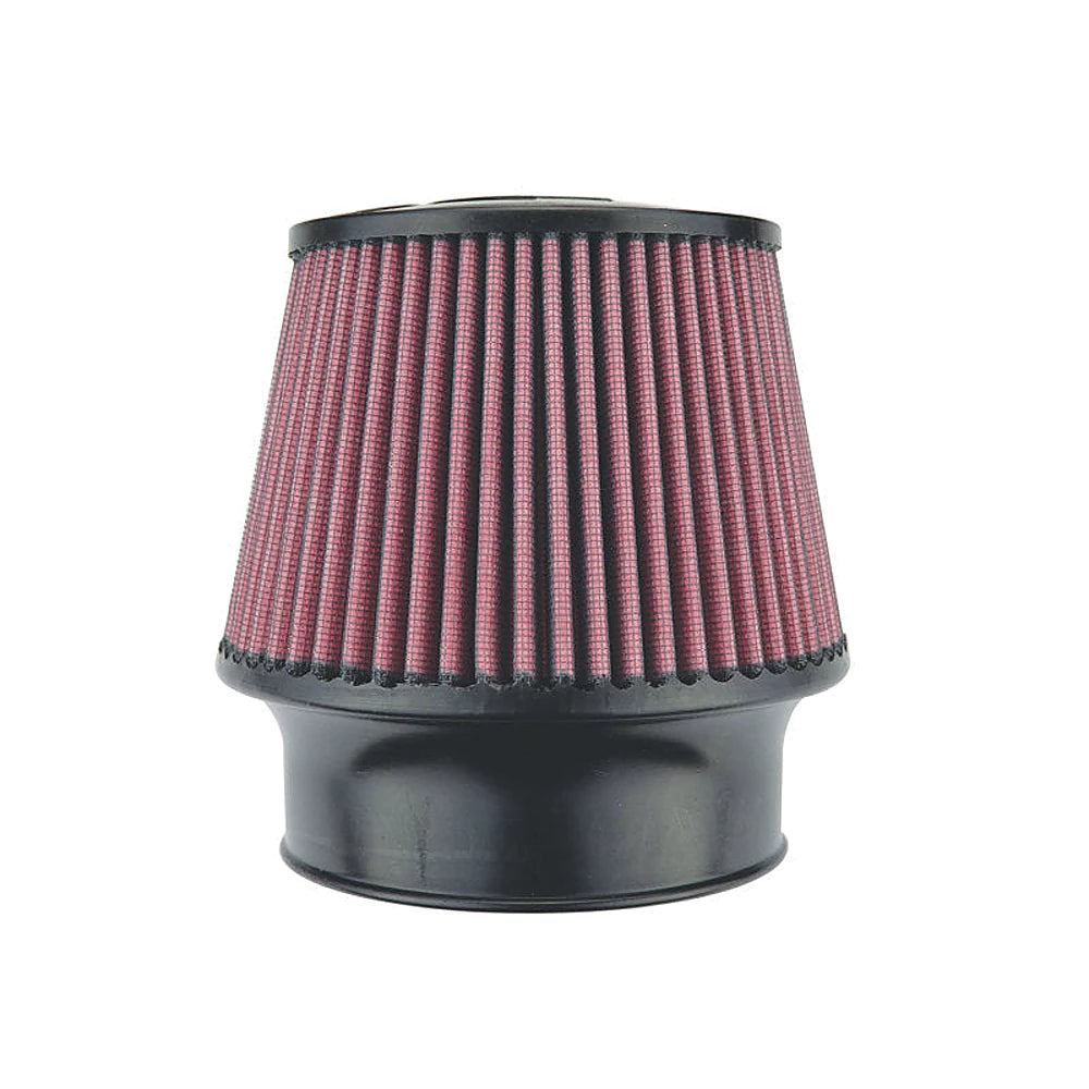 Injen High Performance Air Filter - 4.50 Black Filter 6.75 Base / 5 Tall / 5 Top - Injen X-1018-BR