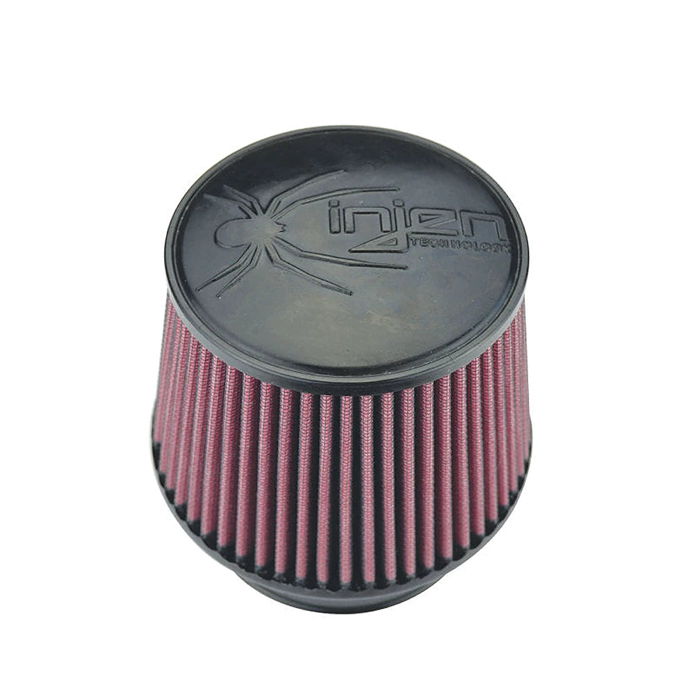 Injen High Performance Air Filter - 4.50 Black Filter 6.75 Base / 5 Tall / 5 Top - Injen X-1018-BR