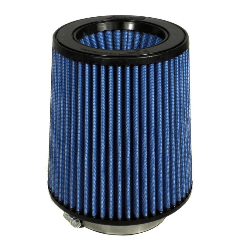 Injen Nanofiber Dry Air Filter - 4in Flange Dia / 6 1/2in Base / 7in Tall / 5 3/8in Top Injen INJX-1026-BB