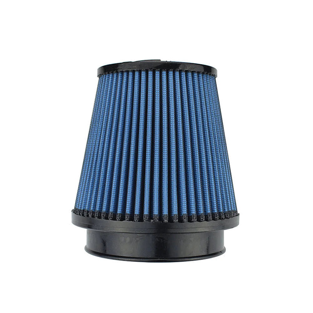 Injen NanoWeb Dry Air Filter 4in Flange ID / 5.5in Base / 5.4in Height / 4in Top - Injen X-1128-BB