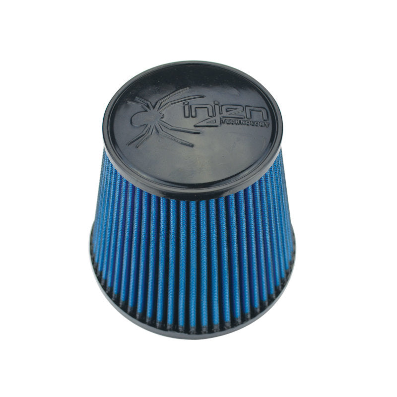 Injen NanoWeb Dry Air Filter 4in Flange ID / 5.5in Base / 5.4in Height / 4in Top Injen INJX-1128-BB