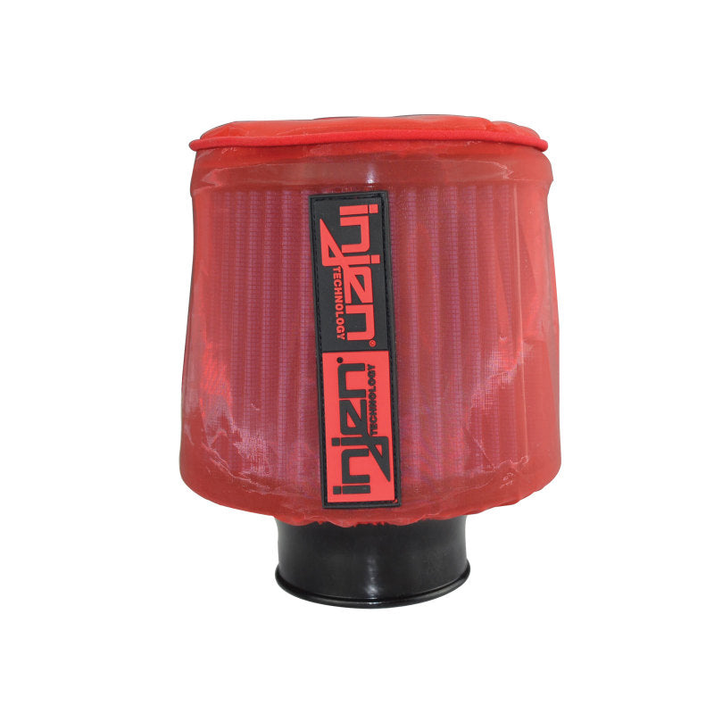 Injen Red Water Repellant Pre-Filter fits X-1021 6in Base / 6-7/8in Tall / 5-1/2in Top Injen INJ1037RED