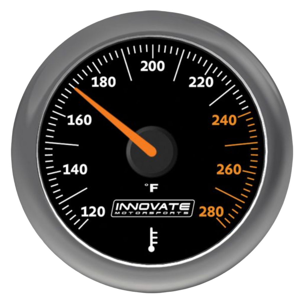 Innovate MTX Analog Oil/Water Temp Gauge Kit - Black Dial - Black Ops Auto Works - Sku: 38610