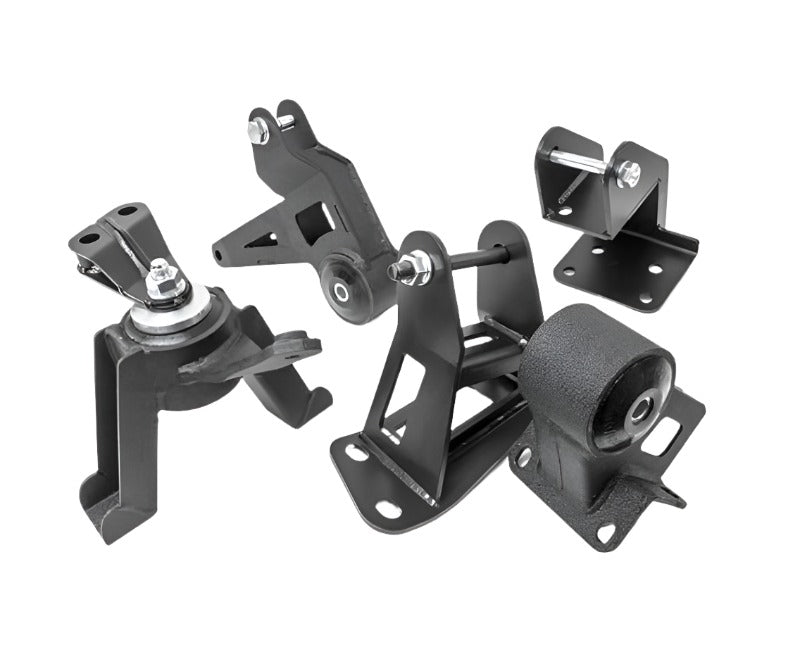 Innovative 00-05 Toyota MR2 Spyder K-Series Black Steel Mounts 75A Bushings - Black Ops Auto Works