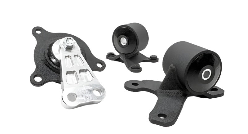 Innovative 02-05 Civic K-Series Black Steel Mounts 95A Bushings (Not K24 Trans) - Black Ops Auto Works