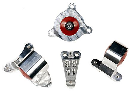 Innovative 02-06 Acura RSX K-Series Silver Aluminum Mounts 85A Bushings (Not K24 Trans) Innovative Mounts INMB90650-85A