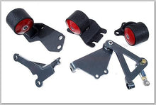 Load image into Gallery viewer, Innovative 88-91 Civic B-Series Black Steel Mounts 75A Bushings (Cable to Hydro Conversion) Innovative Mounts INM49150-75A