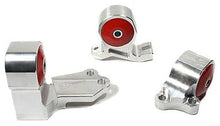 Load image into Gallery viewer, Innovative 88-91 Civic B-Series Silver Aluminum Mounts 75A Bushings (Cable to Hydro Conversion) Innovative Mounts INMB49150-75A