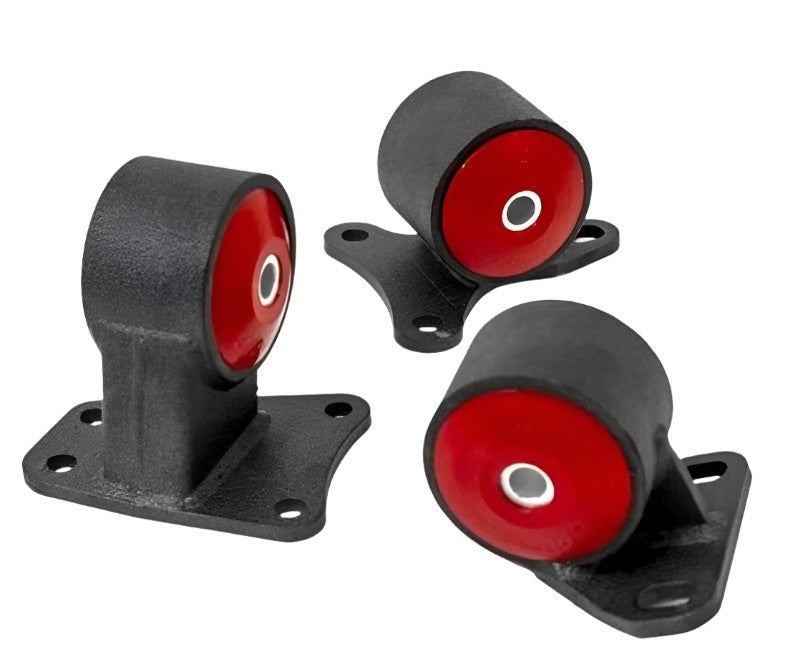 Innovative 88-91 Prelude B-Series Black Steel Mounts 75A Bushings - Black Ops Auto Works