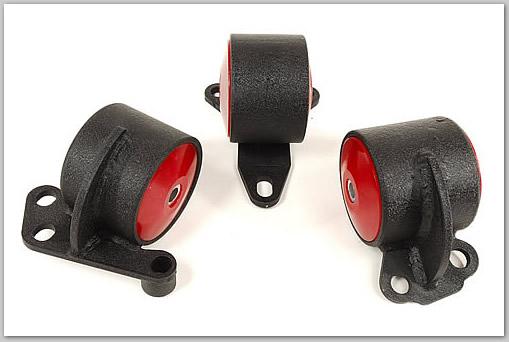 Innovative 92-95 Civic B/D Series Black Steel Mounts 60A Bushings (2 Bolt) Innovative Mounts INM19550-60A