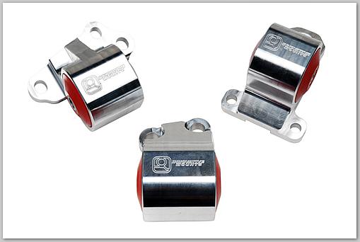 Innovative 92-95 Civic B/D Series Silver Aluminum Mounts 60A Bushings (2 Bolt) Innovative Mounts INMB19550-60A