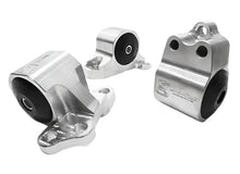 Load image into Gallery viewer, Innovative 92-95 Civic B/D Series Silver Aluminum Mounts Solid Bushings (3 Bolt) - Black Ops Auto Works