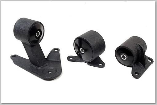 Innovative 92-96 Prelude F-Series/H-Series Black Steel Mounts 75A Bushings Innovative Mounts INM29650-75A