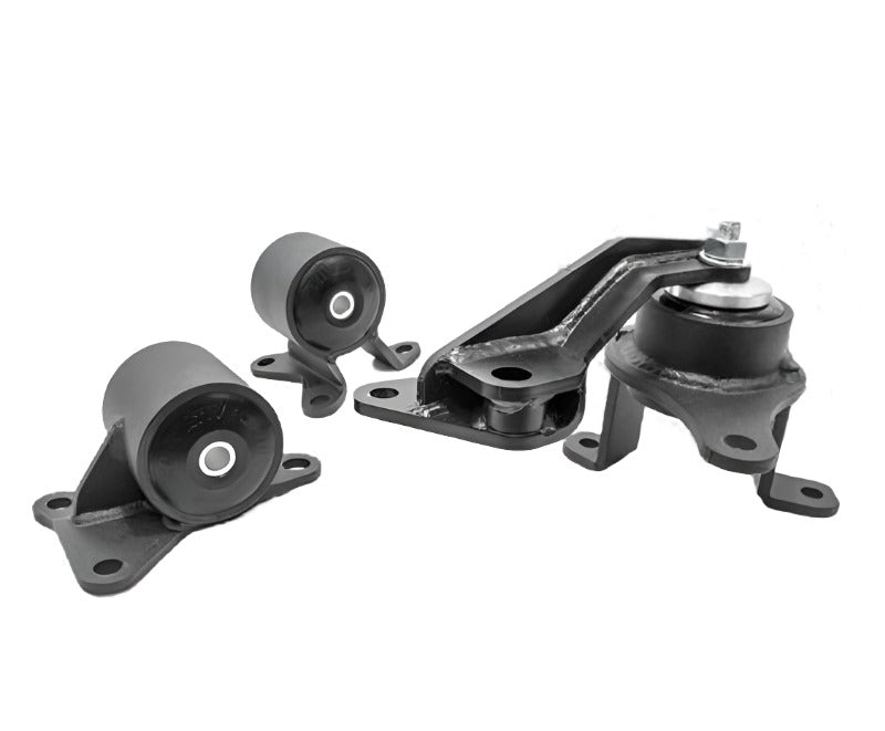 Innovative 98-02 Accord F-Series Black Steel Mounts 75A Bushings - Black Ops Auto Works