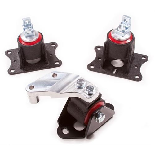 Innovative 04-08 Acura TSX K-Series Black Steel Mounts 60A Bushings - Innovative Mounts INM10751-60A