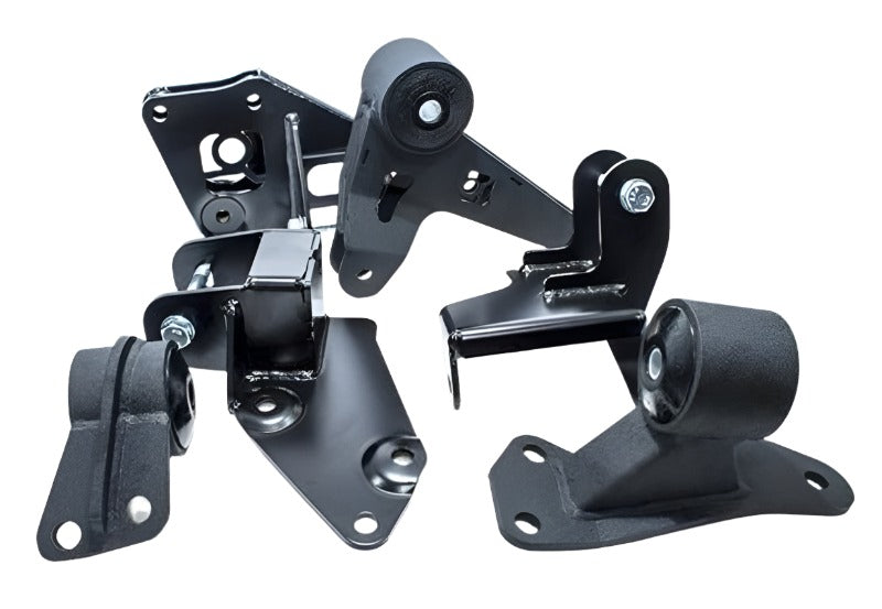 Innovative 96-00 Civic K Series/Manual Series Silver Aluminum Mounts 75A Bushings - Innovative Mounts INM90050-75A