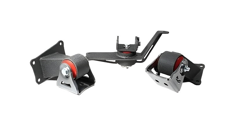 Innovative 00-09 Honda S2000 F-Series Black Steel Mounts 85A Bushings - Innovative Mounts INM90750-85A