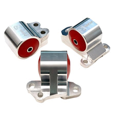 Load image into Gallery viewer, Innovative 92-95 Civic B/D Series Silver Aluminum Mounts 75A Bushings (3 Bolt) - Innovative Mounts INMB10150-75A