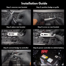 Load image into Gallery viewer, -Scatpack Multicolor Flow Illuminated LED Emblem-Illuminated LED Emblems-RGB Halo Kits