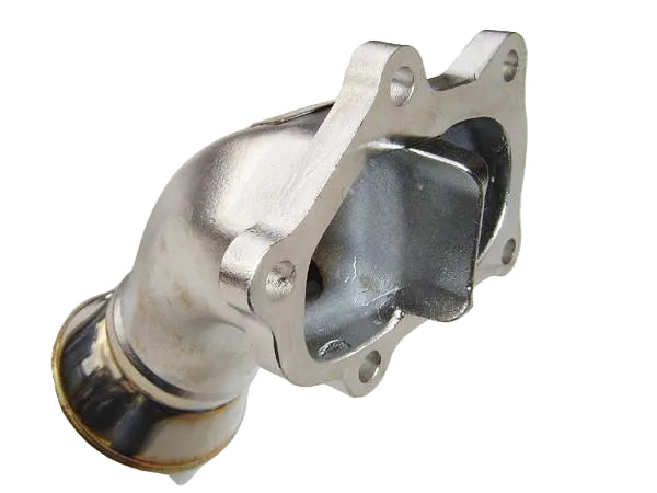 Invidia 02-07 WRX/STi Polished Divorced Waste Gate Downpipe with High Flow Cat Invidia INVHS05SW1DPC