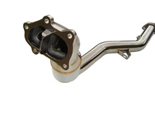 Load image into Gallery viewer, Invidia 02-07 WRX/STi Polished Divorced Waste Gate Downpipe with High Flow Cat Invidia INVHS05SW1DPC