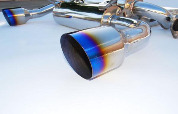 Invidia 02-08 Nissan 350z Gemini Single Layer Titanium Tip Cat-back Exhaust Invidia INVHS02N3ZGIT