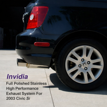 Load image into Gallery viewer, Invidia 02+ Honda Civic Si 3 Door (101mm tip) Cat- Back Exhaust Invidia INVHS02HC3GTP