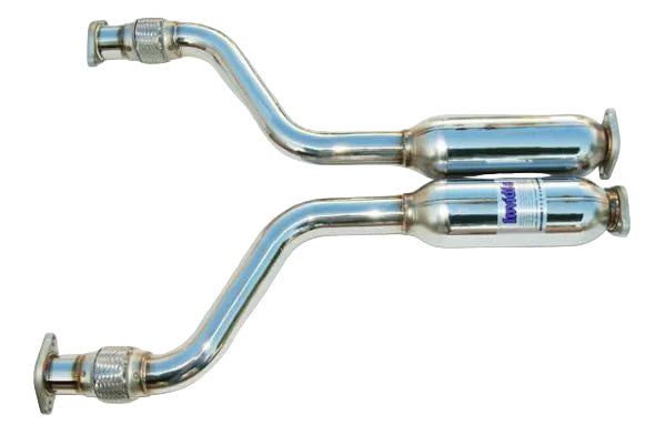 Invidia 03-08 Infiniti G35 Coupe Gemini Single Layer Titanium Tip Cat-back Exhaust Invidia INVHS03IG3GIT