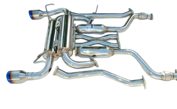 Invidia 03-08 Infiniti G35 Coupe Gemini Single Layer Titanium Tip Cat-back Exhaust Invidia INVHS03IG3GIT