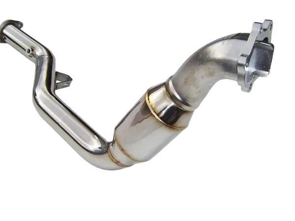 Invidia 05+ AT LGT Polished Divorced Waste Gate Downpipe with High Flow Cat Invidia INVHS05SLADPC