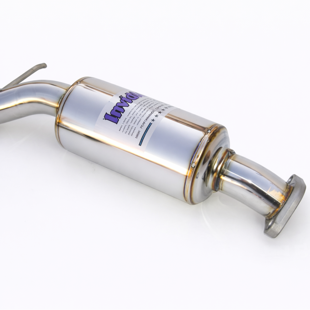 Invidia 06-08 Honda Fit 50mm (101mm tip) Cat-back Exhaust Invidia INVHS06HF1GTP