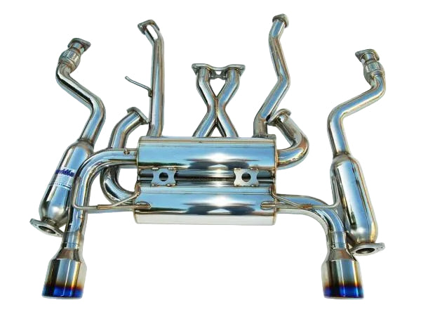 Invidia Invidia 07+ Infiniti G37 Coupe Gemini Rolled Titanium Tip Cat-back Exhaust