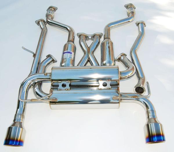 Invidia Invidia 07+ Infiniti G37 Coupe Gemini Single Layer Titanium Tip Cat-back Exhaust