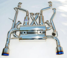 Load image into Gallery viewer, Invidia Invidia 07+ Infiniti G37 Coupe Gemini Single Layer Titanium Tip Cat-back Exhaust