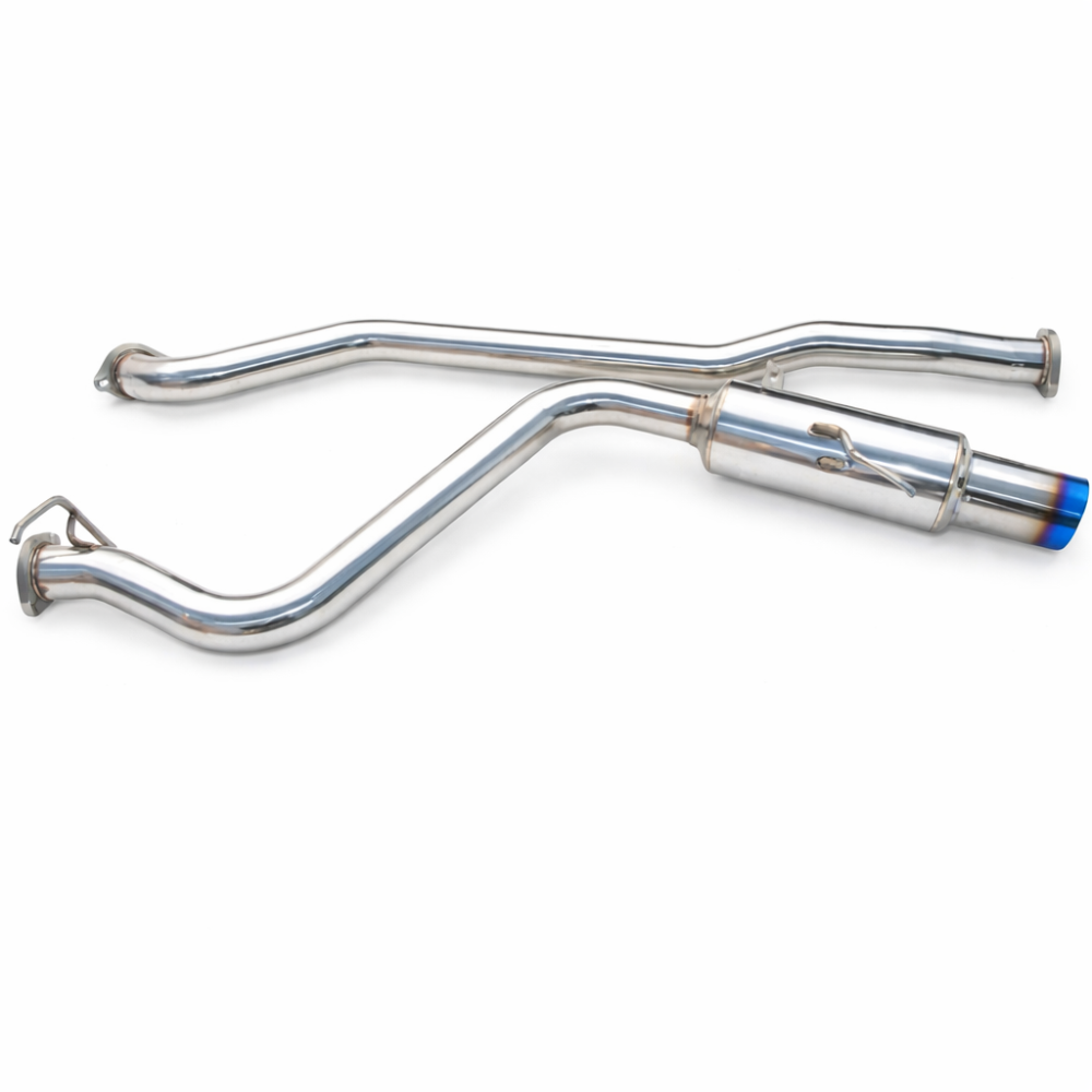 Invidia 08-09 WRX Sedan 76mm (101mm tip) RACING Titanium Tip Cat-back Exhaust Invidia INVHS08SW4GST