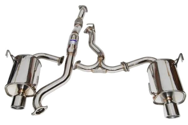 Invidia 08-09 WRX Sedan Q300 Dual Stainless Steel Tip Cat-back Exhaust Invidia INVHS08SW4GT3