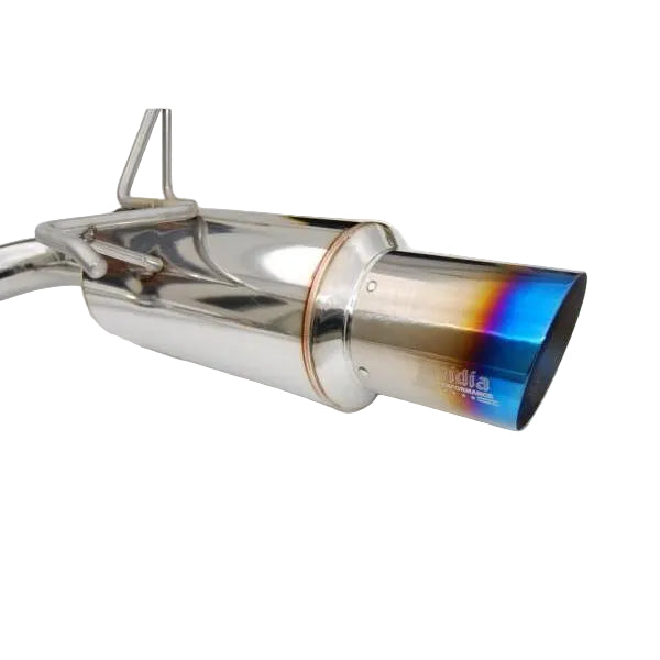 Invidia 08-11 STi Hatch / 11 WRX Hatch Dual N1 Single Layer Titanium Tipped Cat-back Exhaust Invidia INVHS08STIGTT