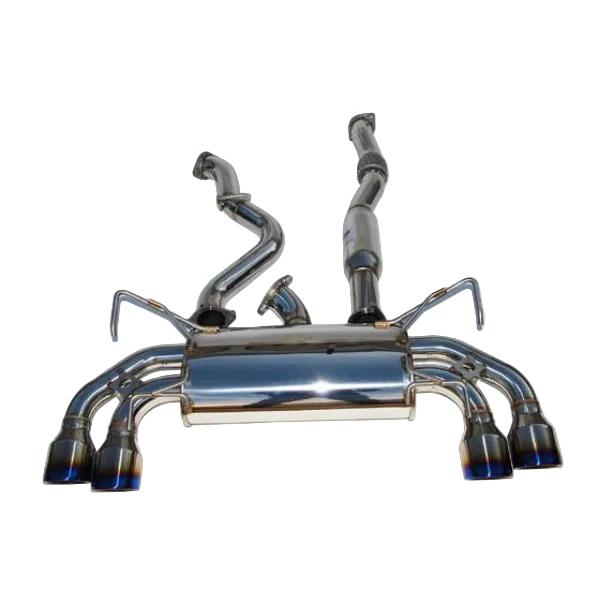 Invidia 08-11 STi Hatch / 11 WRX Hatch Dual Q300 Titanium Tip Cat-back Exhaust Invidia INVHS08STIG3T