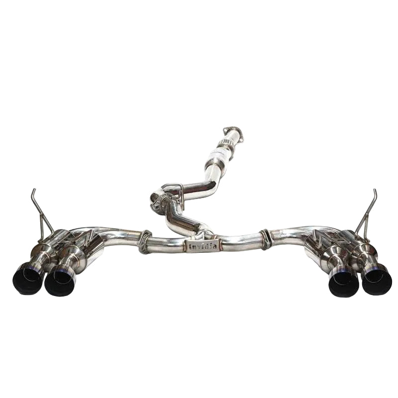 Invidia 08-14 Subaru WRX Hatchback Gemini/R400 Stainless Steel Tip Cat-back Exhaust Invidia INVHS08ST5GM4SS