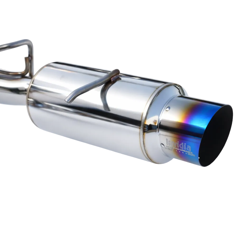 Invidia 08+ WRX Hatch 76mm REGULAR Titanium Tip Cat-back Exhaust Invidia INVHS08SW5GTT