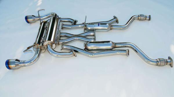 Invidia 09+ 370Z Gemini Rolled Titanium Tip Cat-back Exhaust Invidia INVHS09N7ZGID
