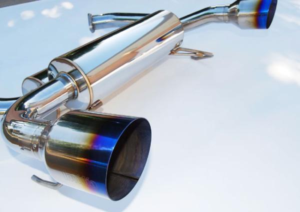 Invidia 09+ 370Z Gemini Single Layer Titanium Tip Cat-back Exhaust Invidia INVHS09N7ZGIT