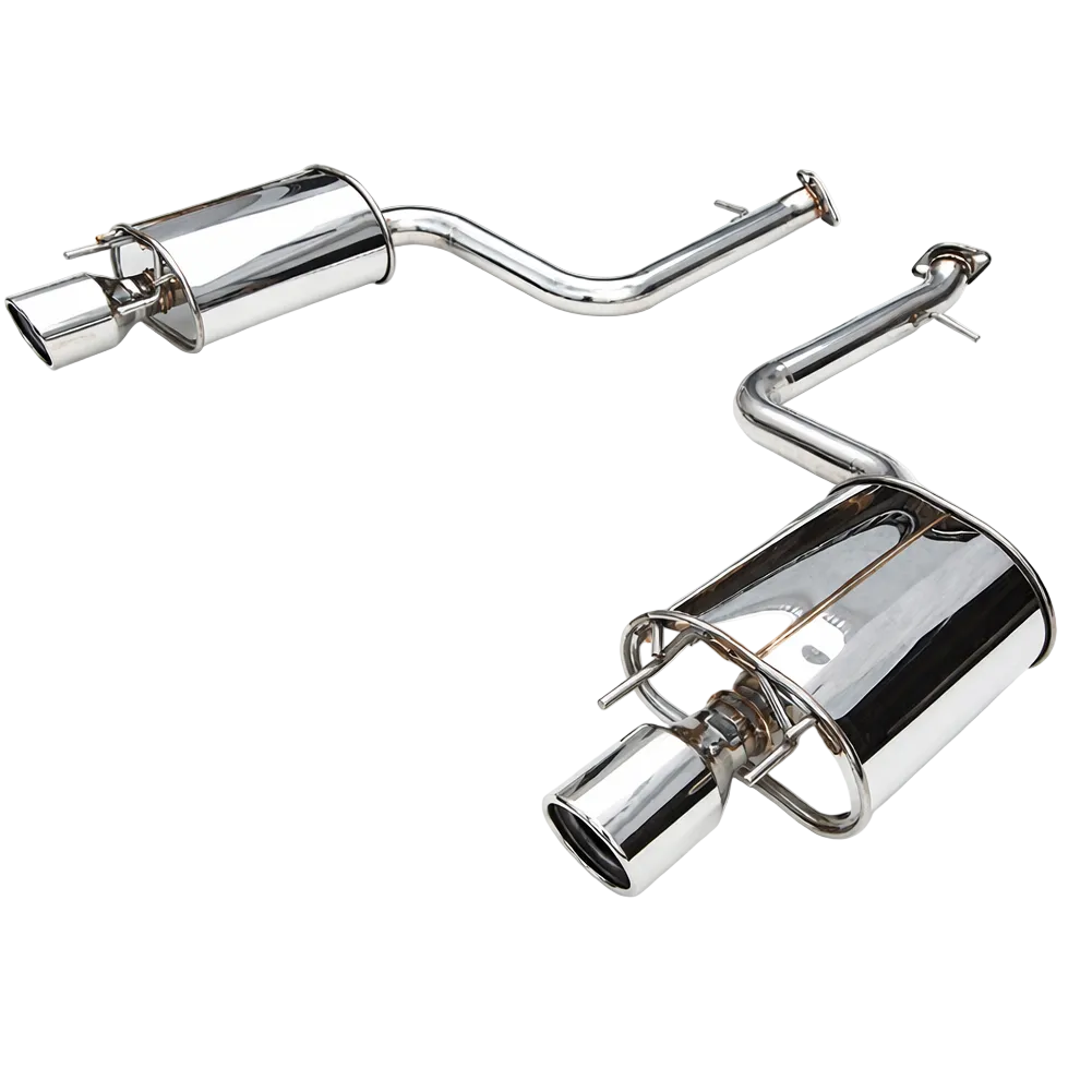 Invidia 12+ Honda Civic Si Sedan Q300 Rolled Stainless Steel Tip Cat-back Exhaust Invidia INVHS12HC4G3S